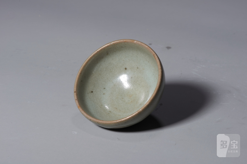 明代 钧窑青釉小杯 - 图6